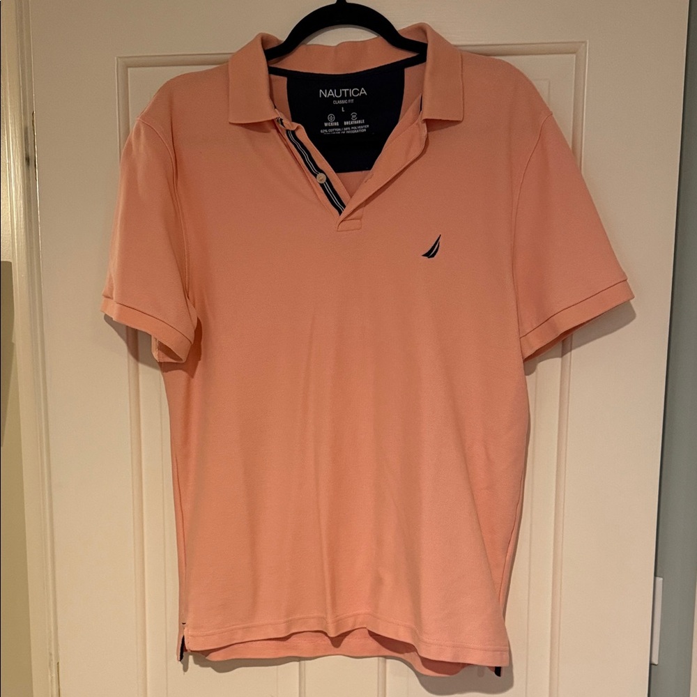 Nautica Men's Coral Polo Shirt